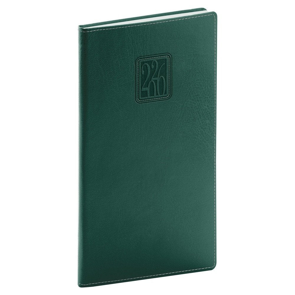 Diář 2026 Panama - zelený kapesní 9 x 155 cm