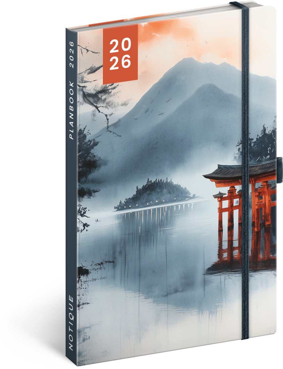 Diář 2026 Planbook - Japonsko 13 x 21 cm