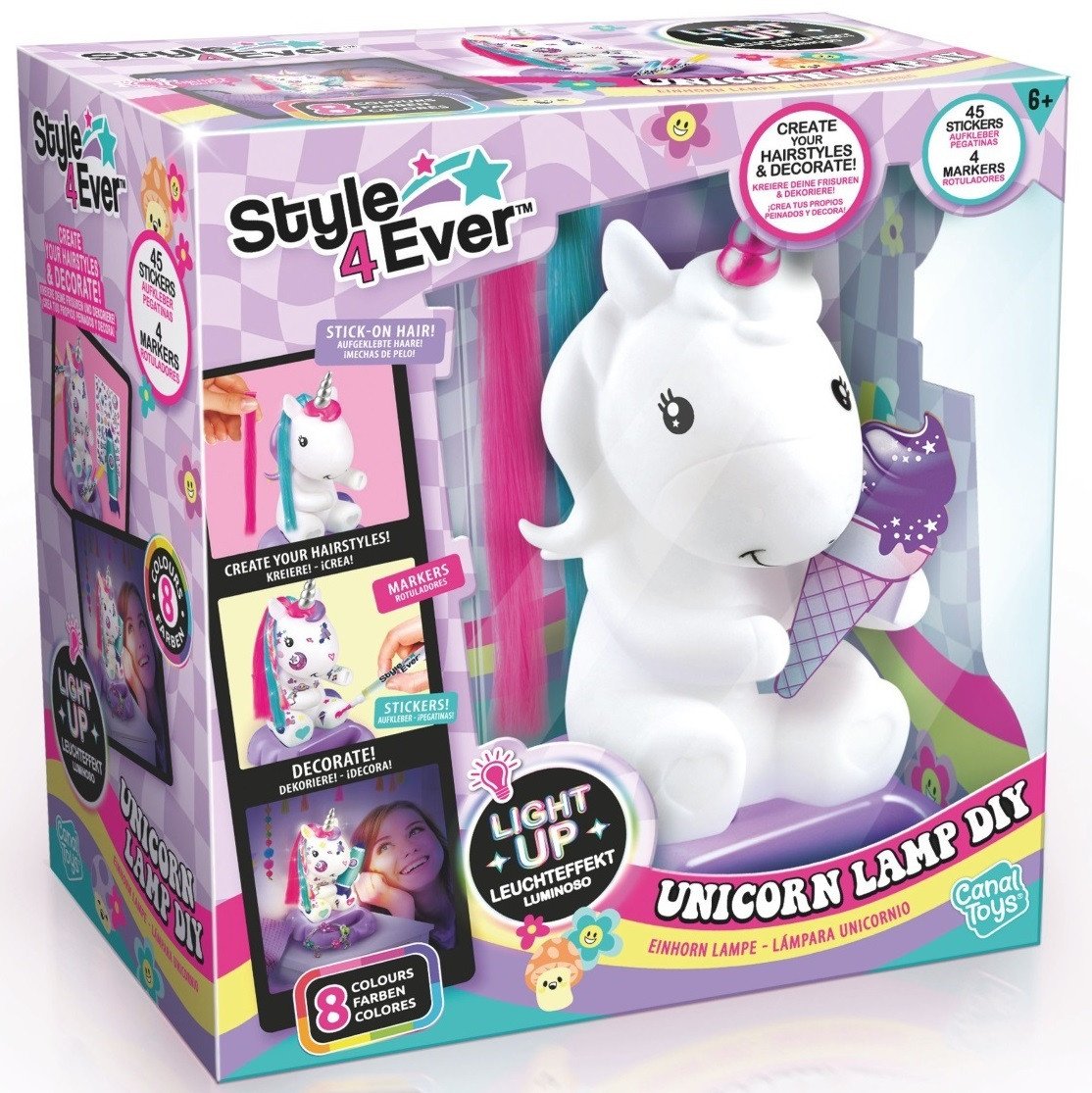 Style4Ever DIY Lampička - Jednorožec