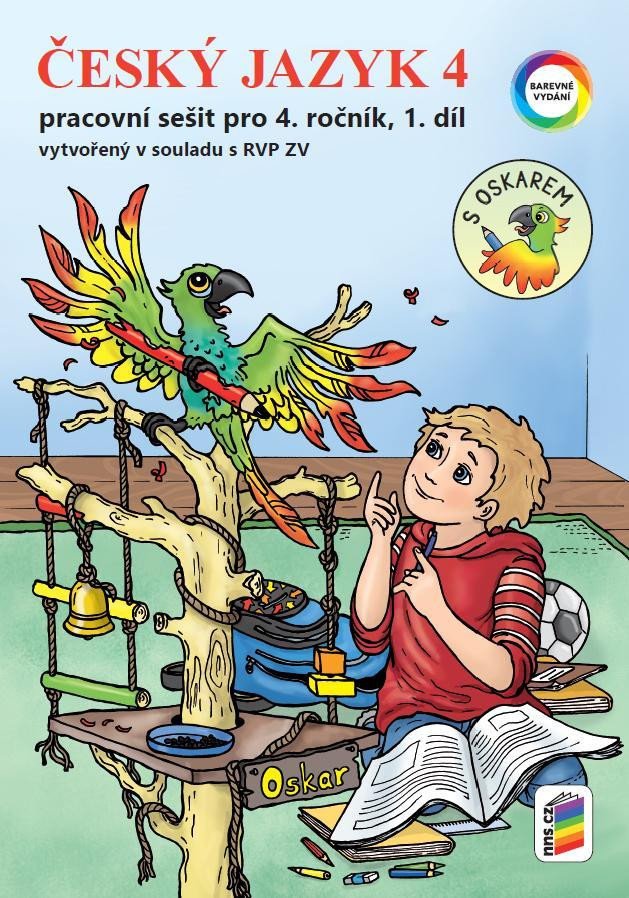 Český jazyk 4 1 díl s Oskarem barevný pracovní sešit