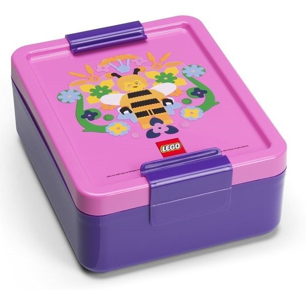 LEGO Bee box na svačinu - fialová