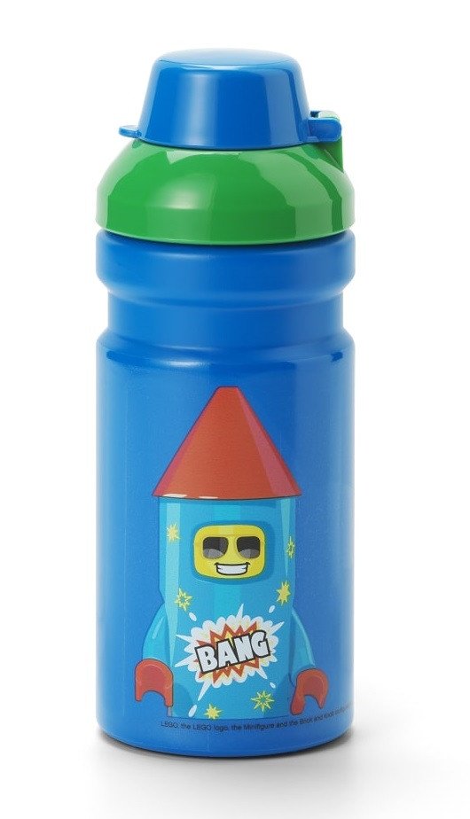 LEGO Rocket láhev na pití - modrázelená