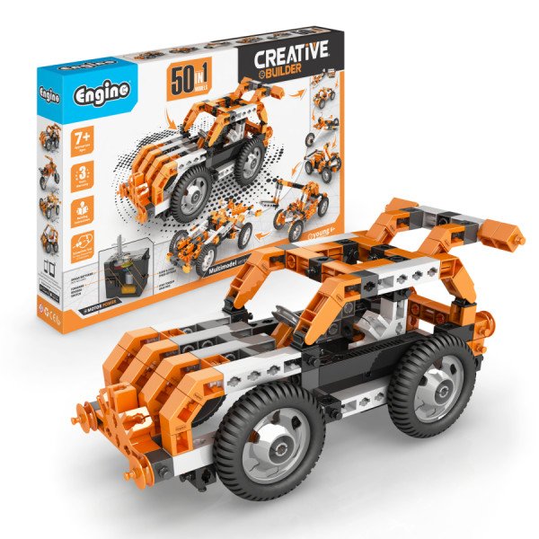 Engino: Creative Builder 50v1 s motorkem