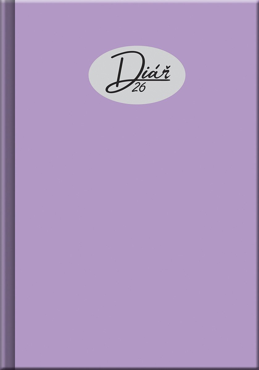Denní diář 2026 - COLORS fialový A5