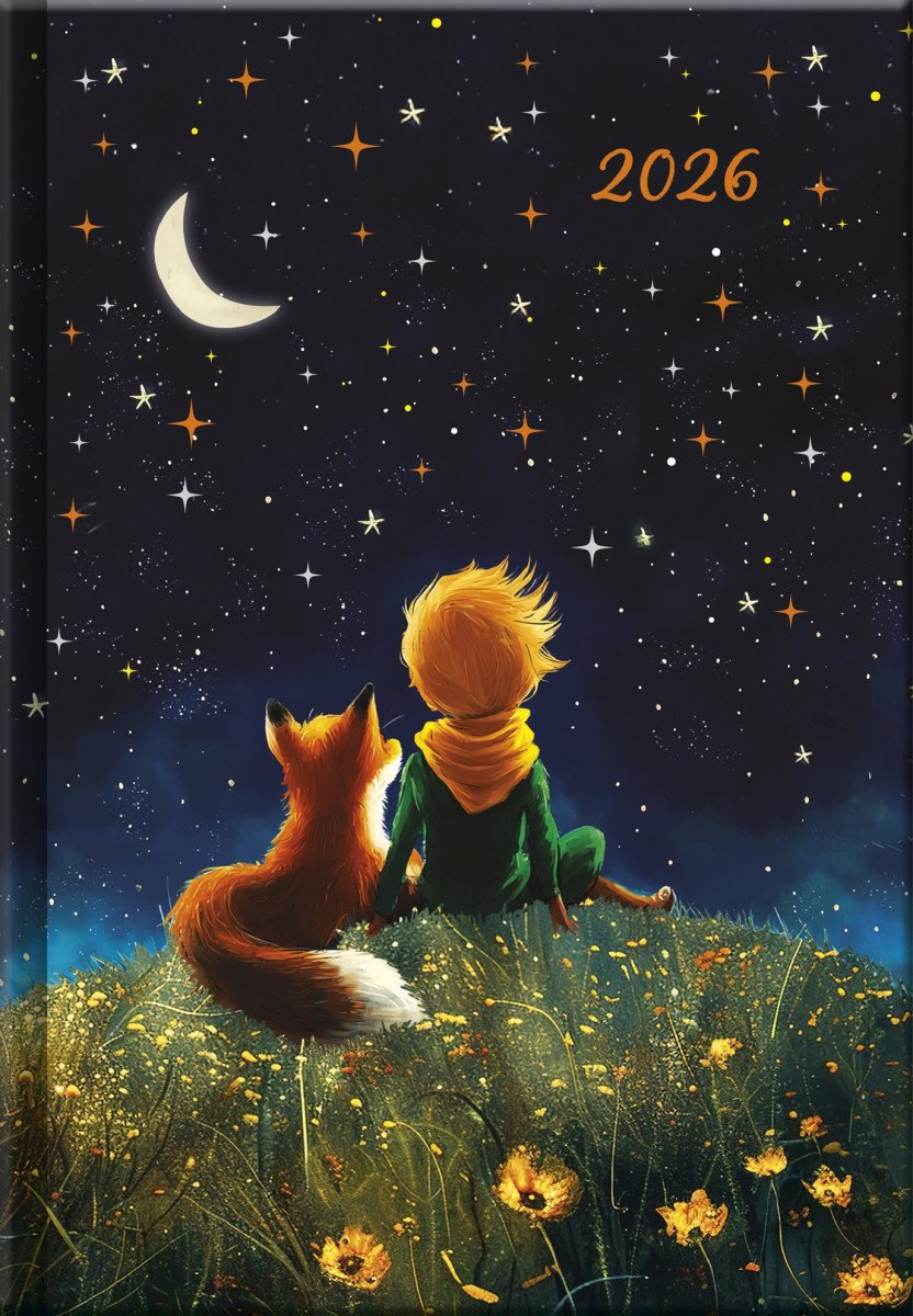 Týdenní diář 2026 - Art Malý princ A5