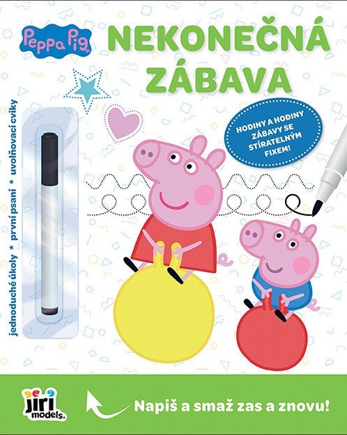 Nekonečná zábava Prasátko Peppa - Napiš a smaž zas a znovu