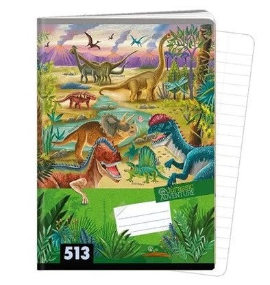 Sešit A5 10 listů typ 513 Jurassic Adventure