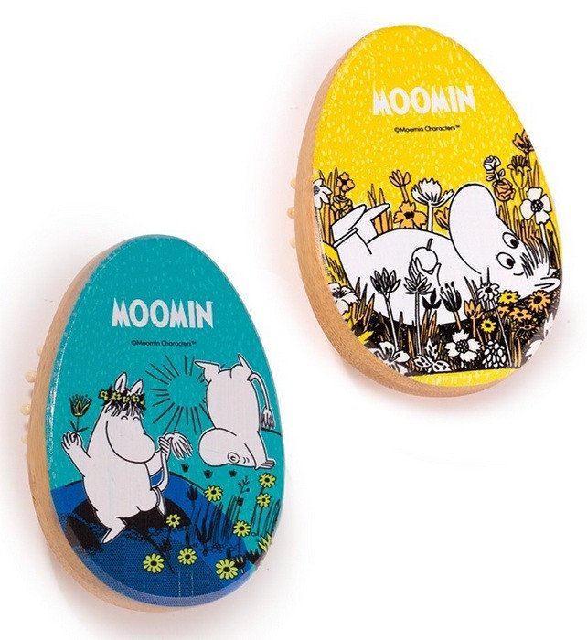 Mumínek Bambusový kartáč na vlasy