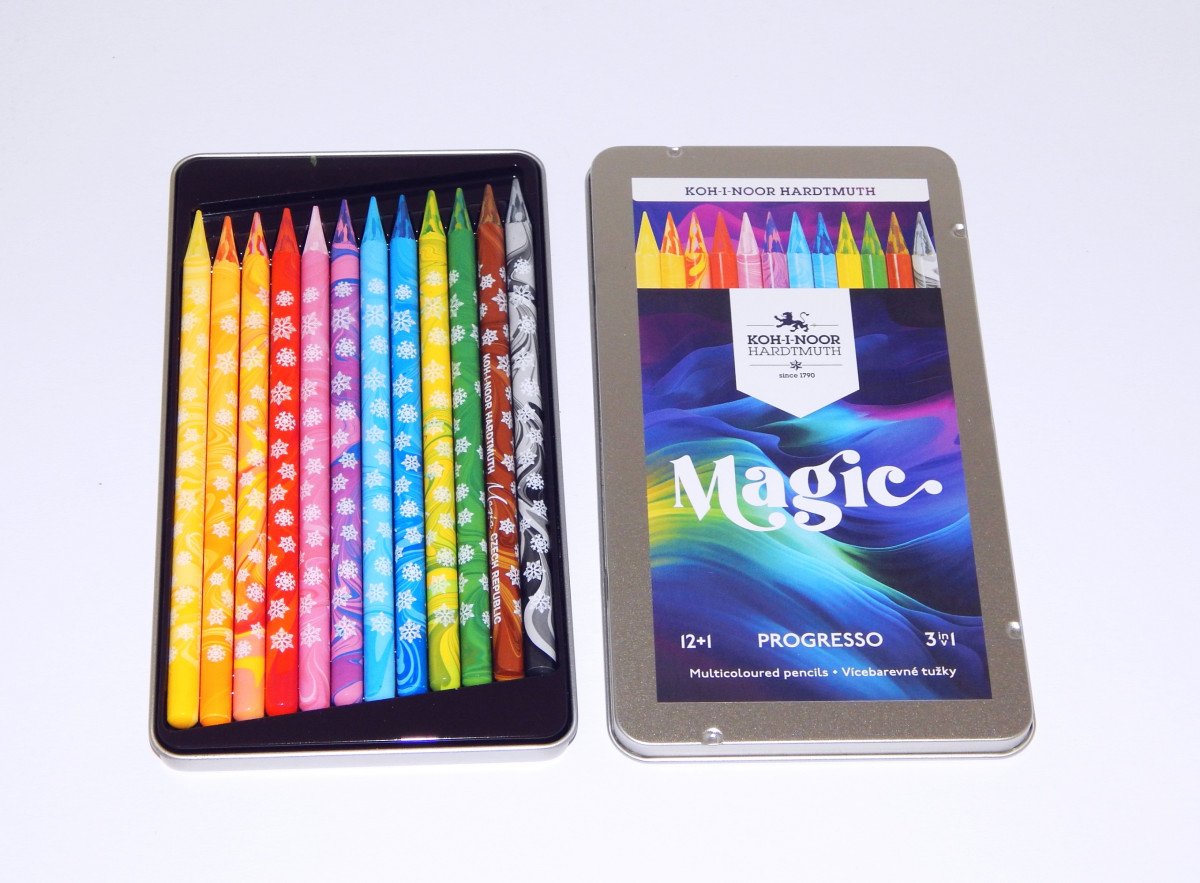 Koh-i-noor pastelové tužky v laku MAGIC - 12 ks