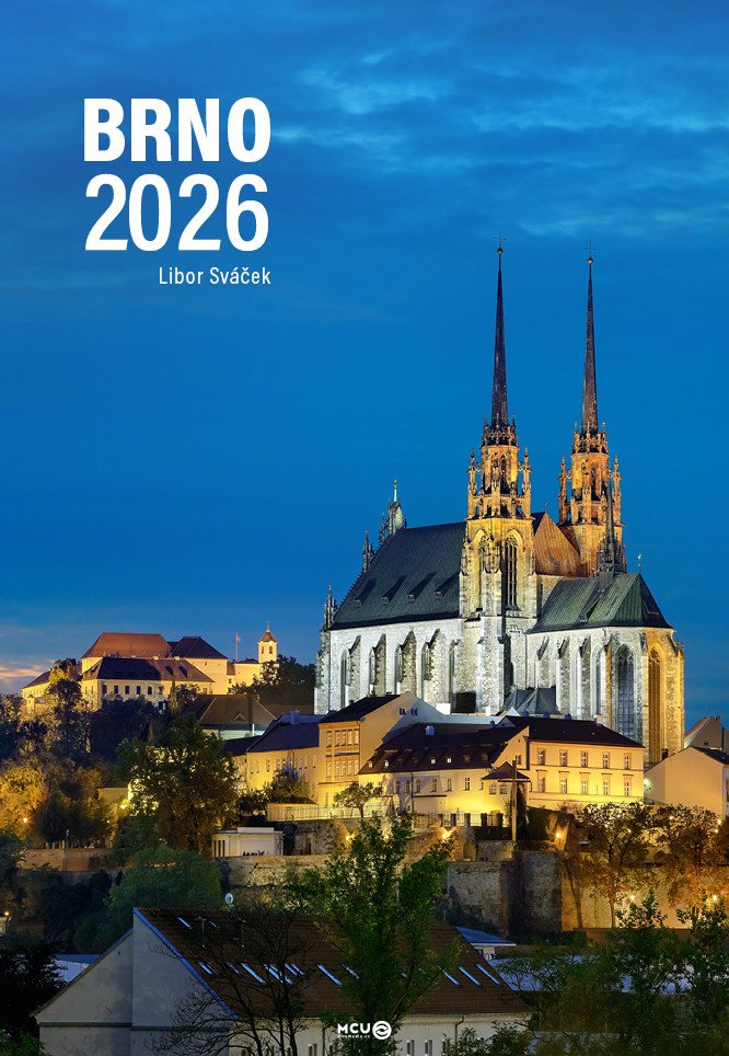 Kalendář 2026 Brno - nástěnný