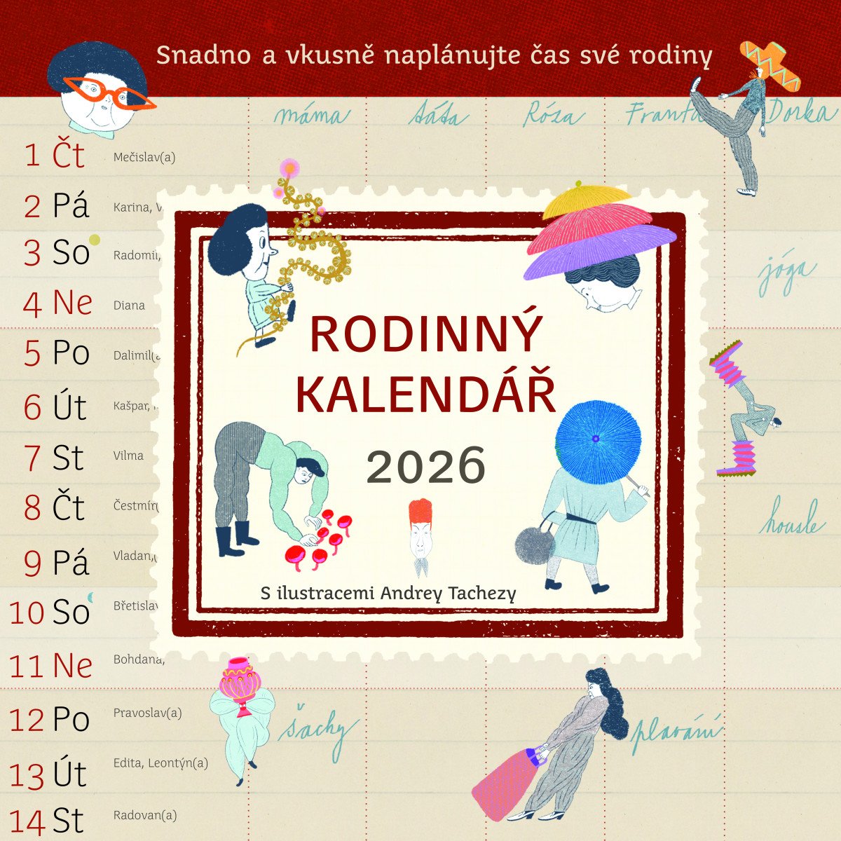 Rodinný kalendář 2026