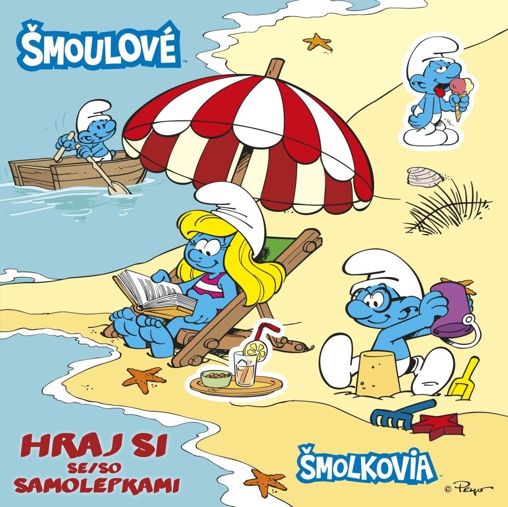 Šmoulové Šmolkovia - Hraj si seso samolepkami