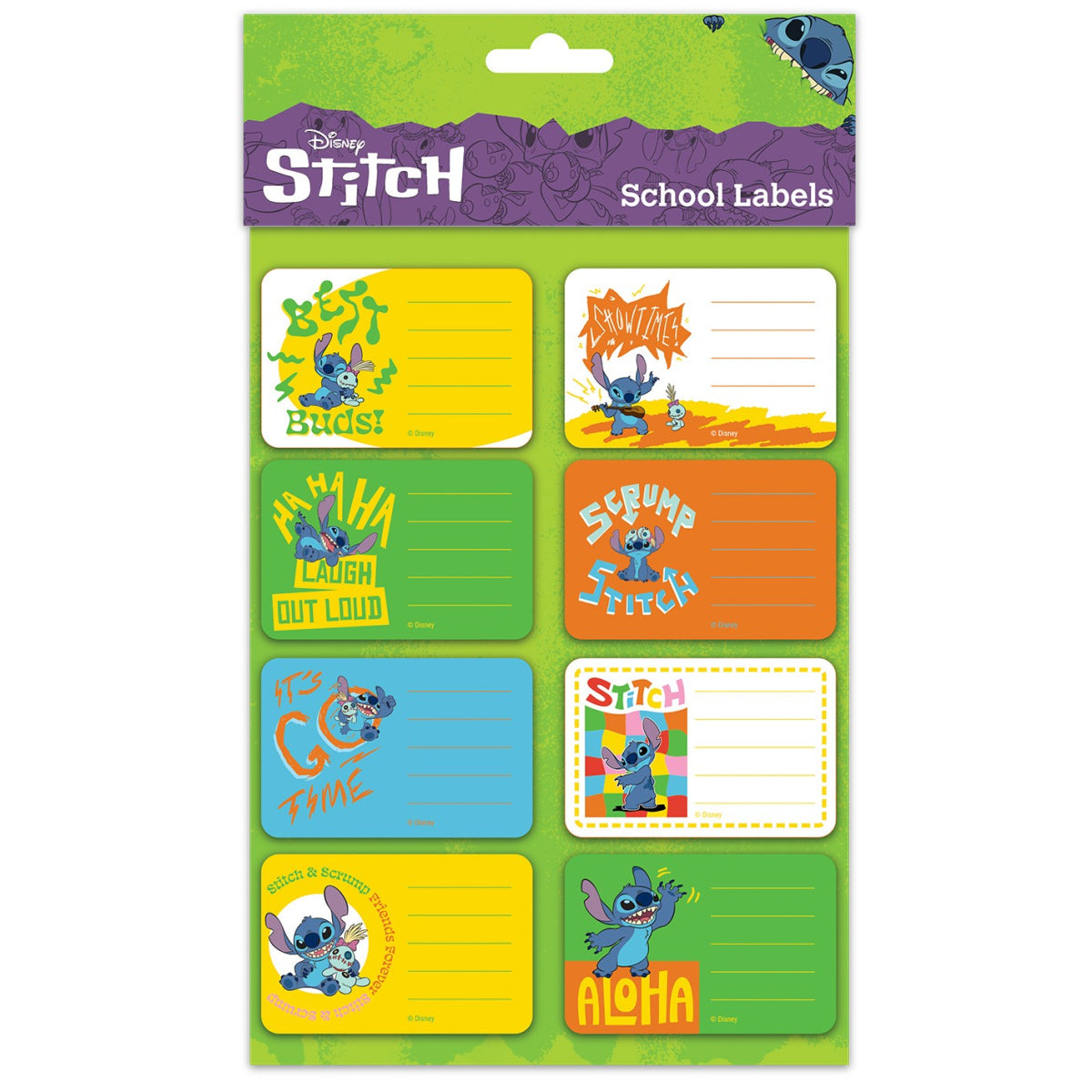 Lilo Stitch Jmenovky na sešity