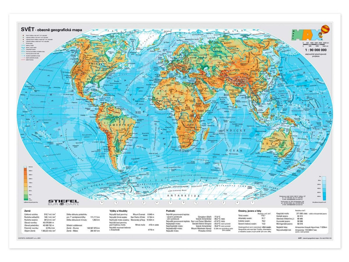 Svět fyzickýpolitický