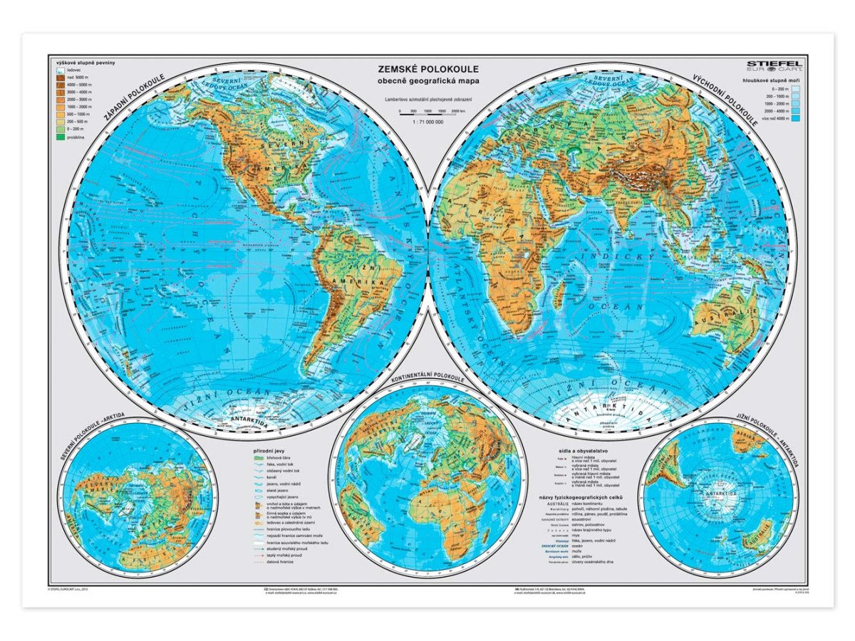 Zemské polokoule a přírodní nej
