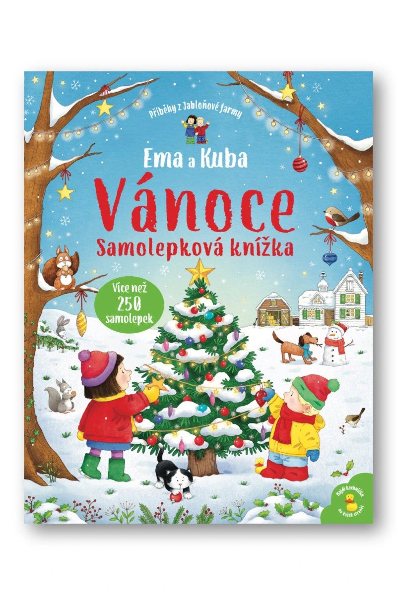 Ema a Kuba Vánoce - Samolepková knížka – Nolan Kate