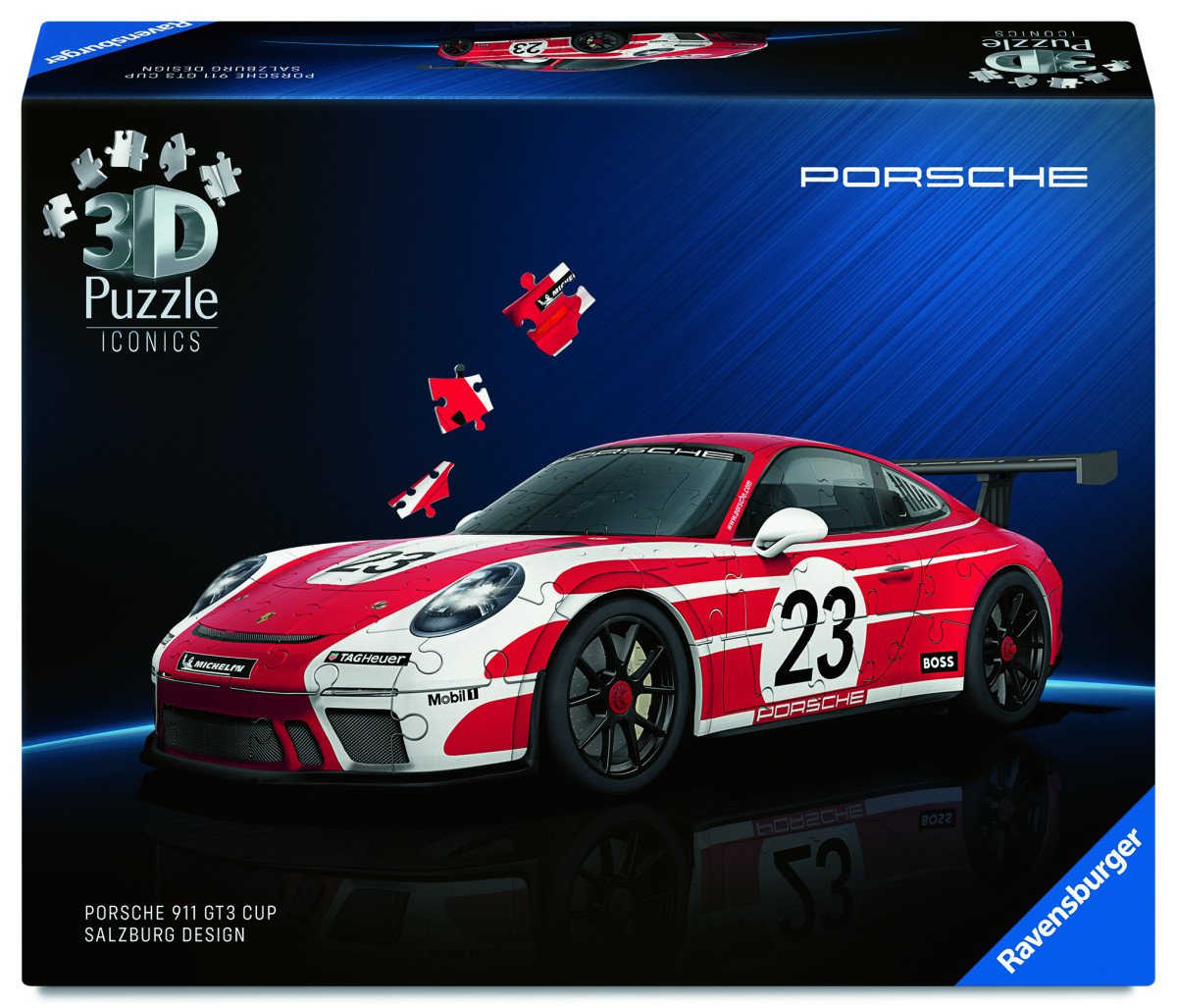 Iconics Porsche 911 GT3 Cup Salzburg Design 108 dílků