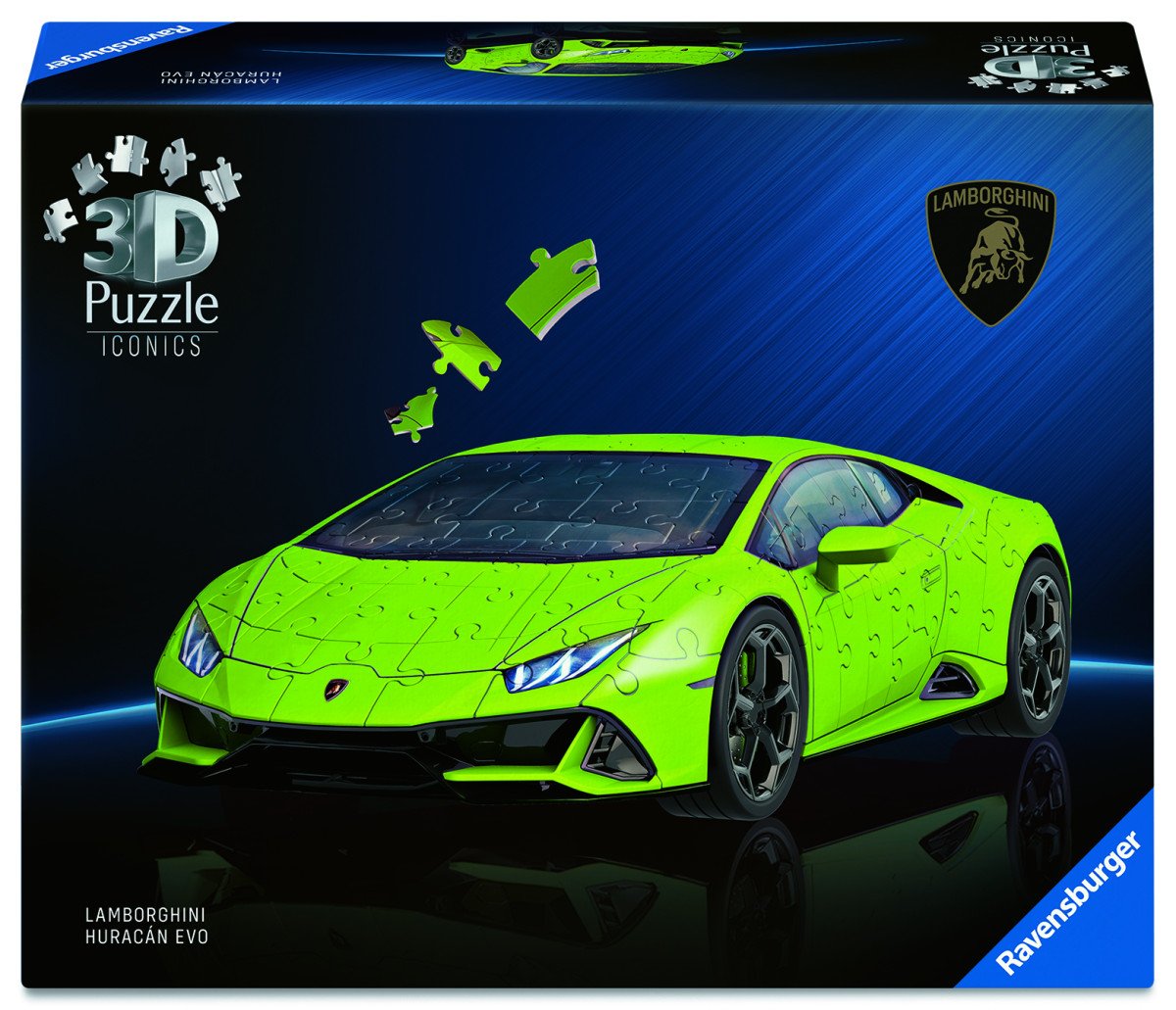 Iconics Lamborghini Huracán EVO zelené 108 dílků