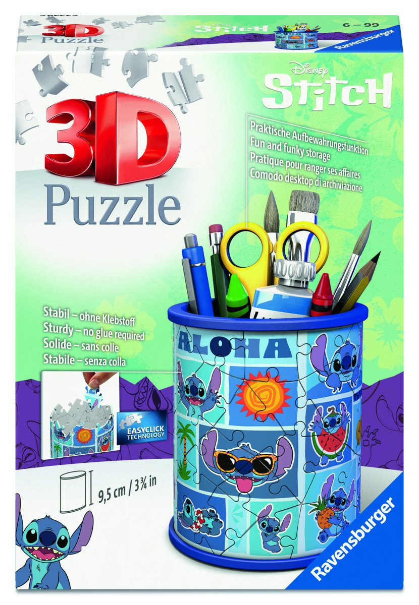 3D Puzzle Stojan na tužky Stitch 54 dílků