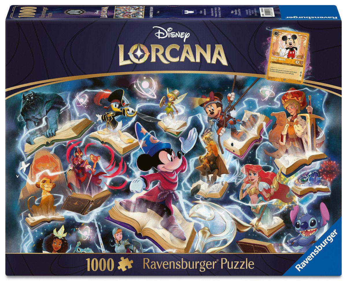 Puzzle Disney Lorcana - Glimmers of the Realm Ocel 1000 dílků
