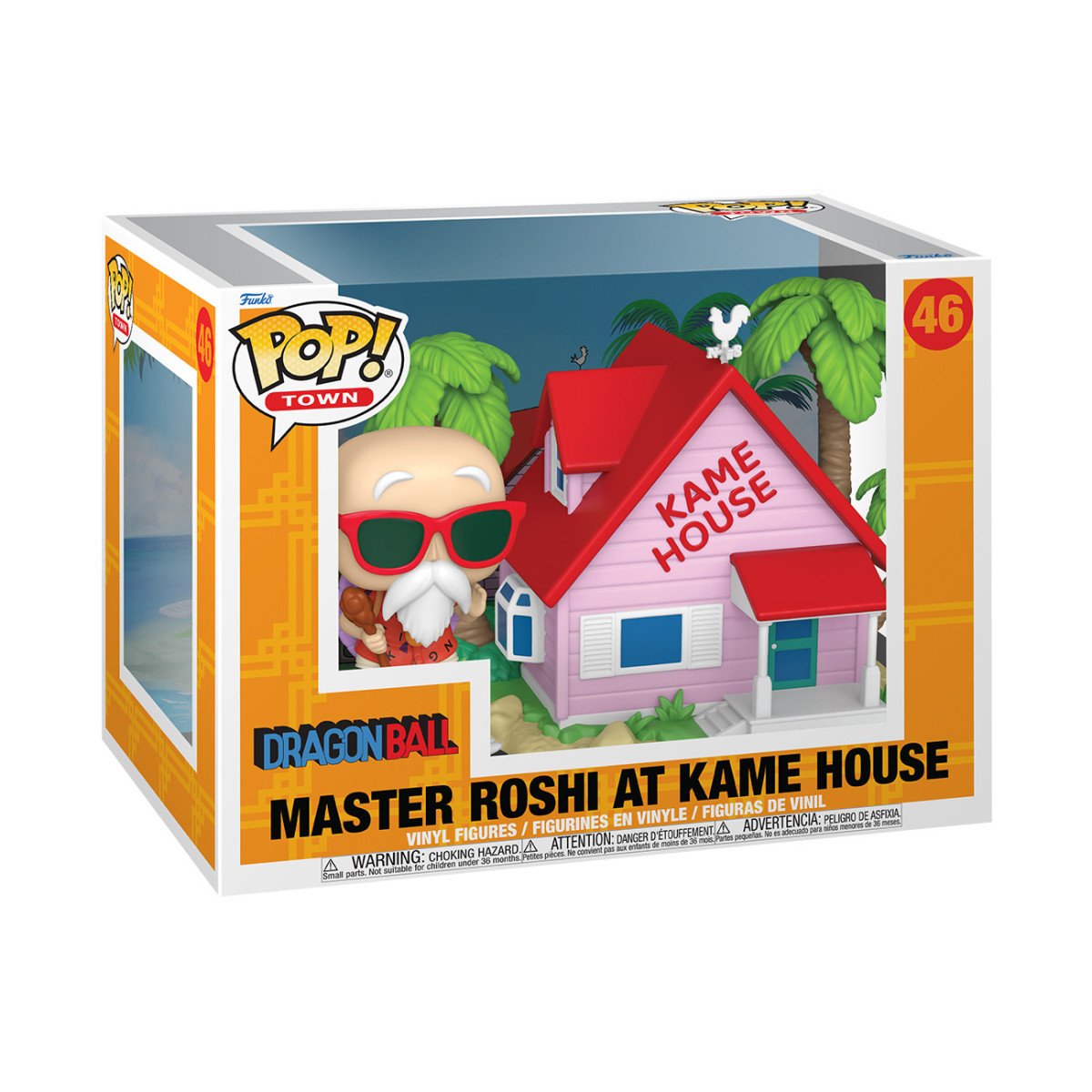 Funko POP Town Dragon Ball - Master Roshi at Kame House 46