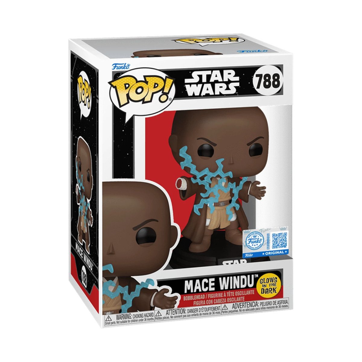 Funko POP Star Wars - Mace Windu Glows in the Dark 788
