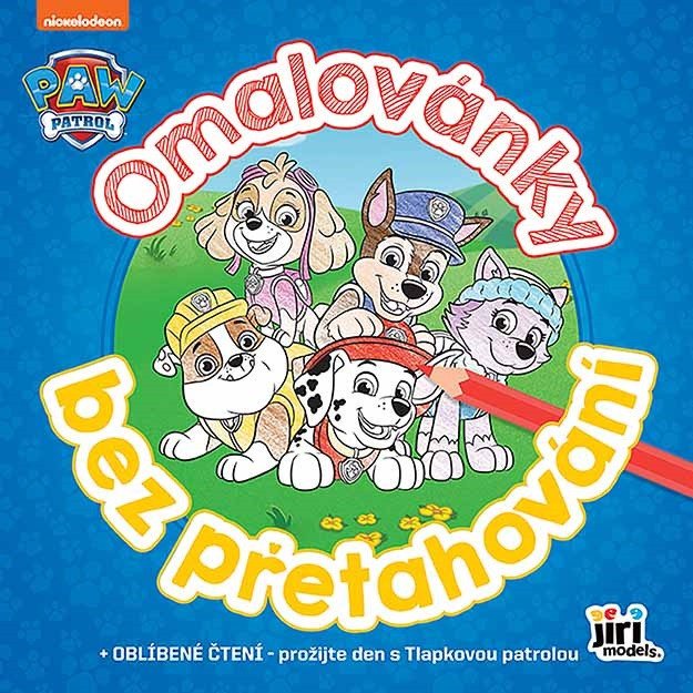 Tlapková patrola - Omalovánky bez přetahování