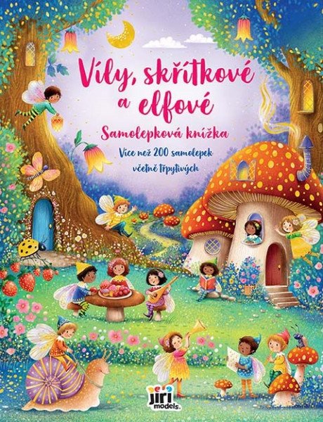 Velká samolepková knížka Víly, skřítkové a elfové