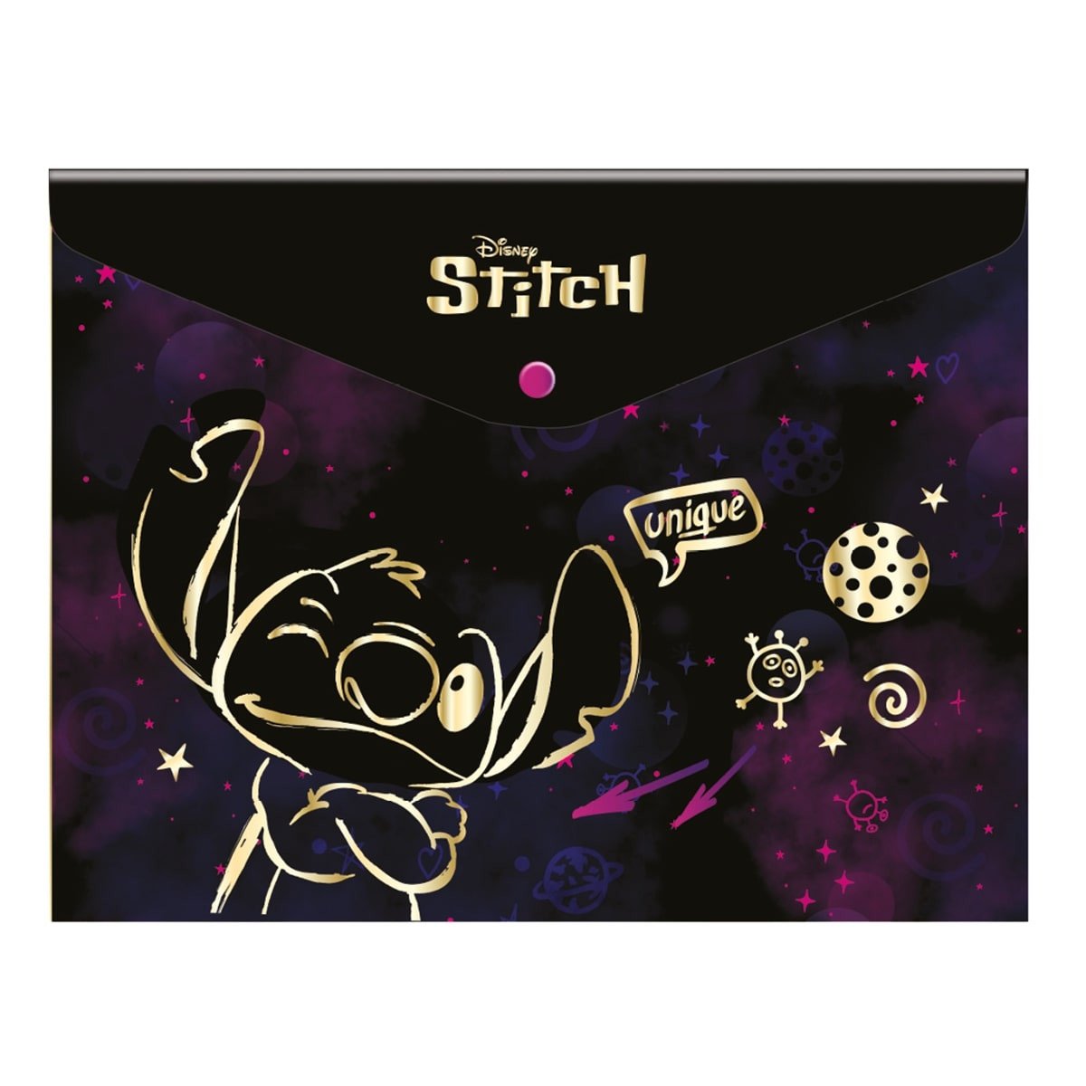 Colorino obálka s drukem A4 - Stitch Gold 2