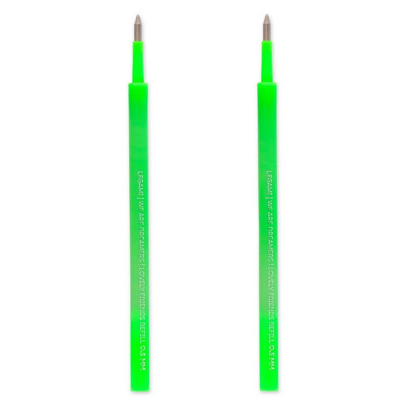 Náplně do gelového pera Legami - neonově zelená 2 kusy