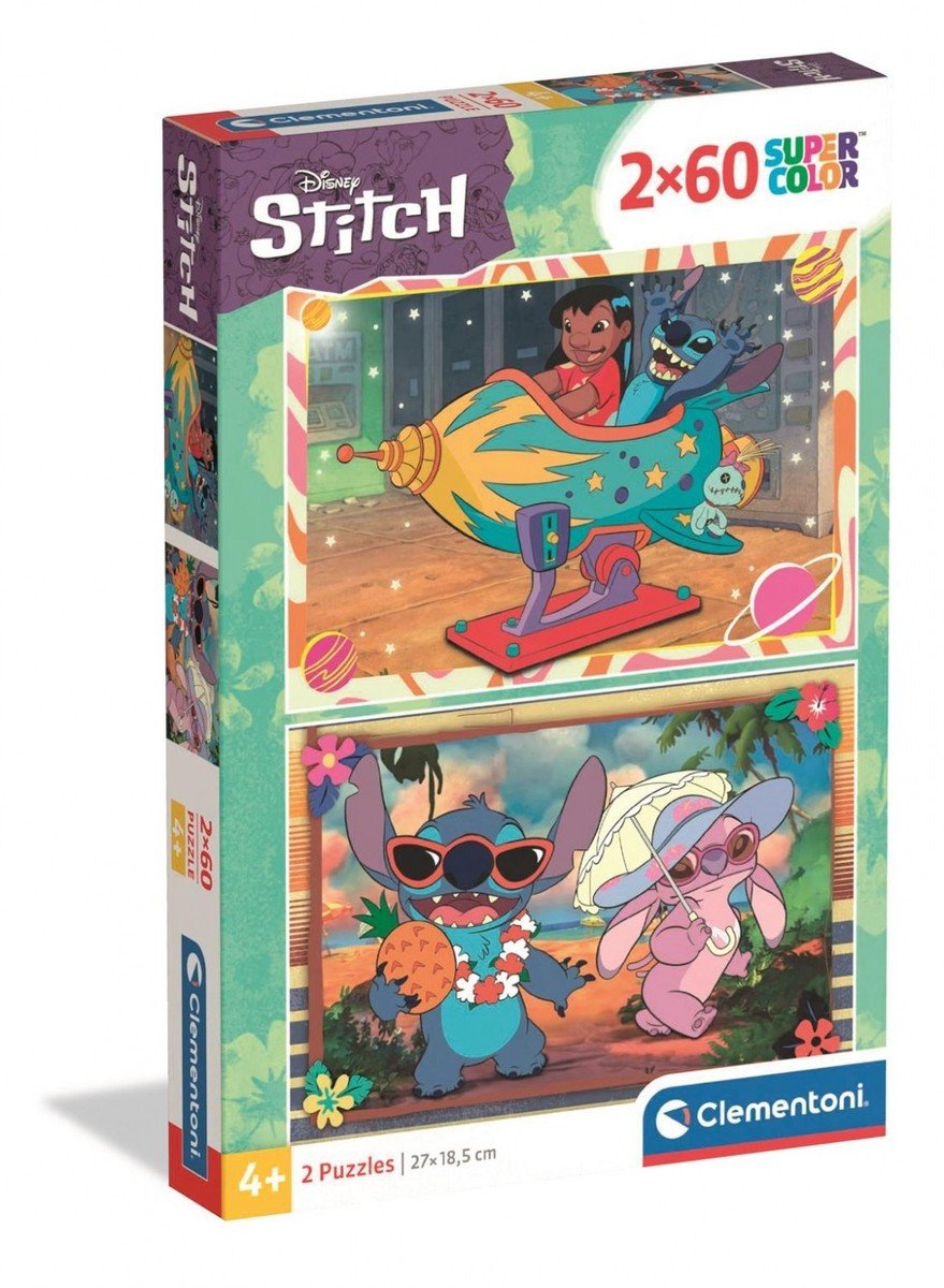 Puzzle Stitch Havajská zábava 2x60 dílků