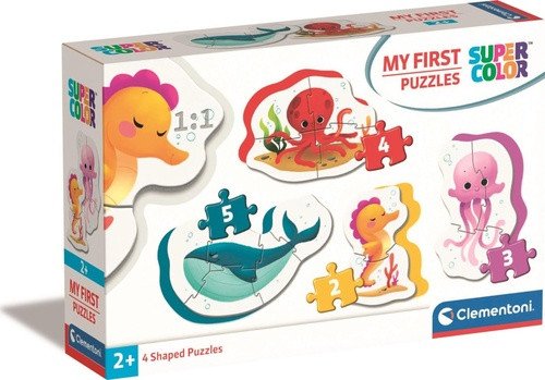 Moje první puzzle Mořští živočichové 4v1 (2,3,4,5 dílků)