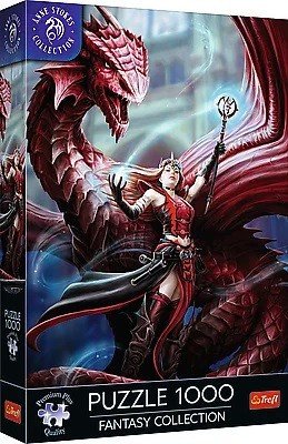 Puzzle Premium Plus Fantasy Collection: Šarlatový mág 1000 dílků