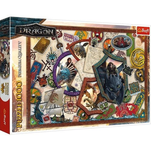 Puzzle Jak vycvičit draka 1000 dílků