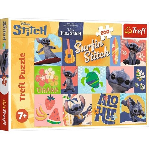 Puzzle Lilo Stitch Havajské dobrodružství 200 dílků