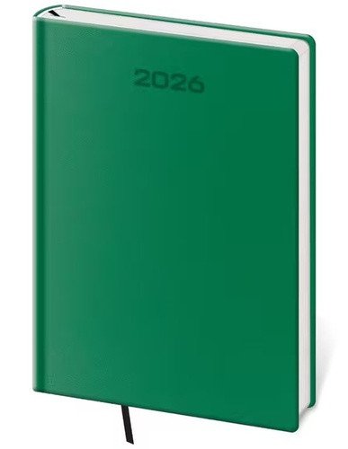 Diář 2026 týdenní A5 Soft - zelená