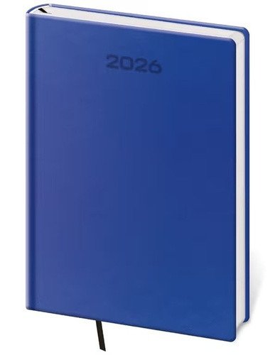 Diář 2026 týdenní A5 Soft - modrá
