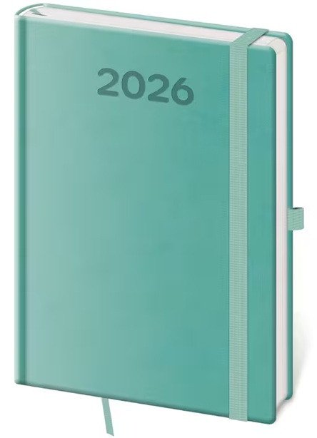 Diář 2026 týdenní A5 Print Pop - světle zelená