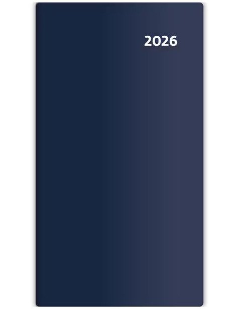 Diář 2026 kapesní - Torino čtrnáctidenní - modrá
