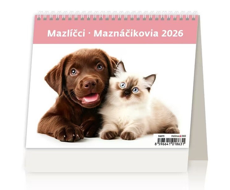 Kalendář stolní 2026 - MiniMax MazlíčciMaznáčikovia