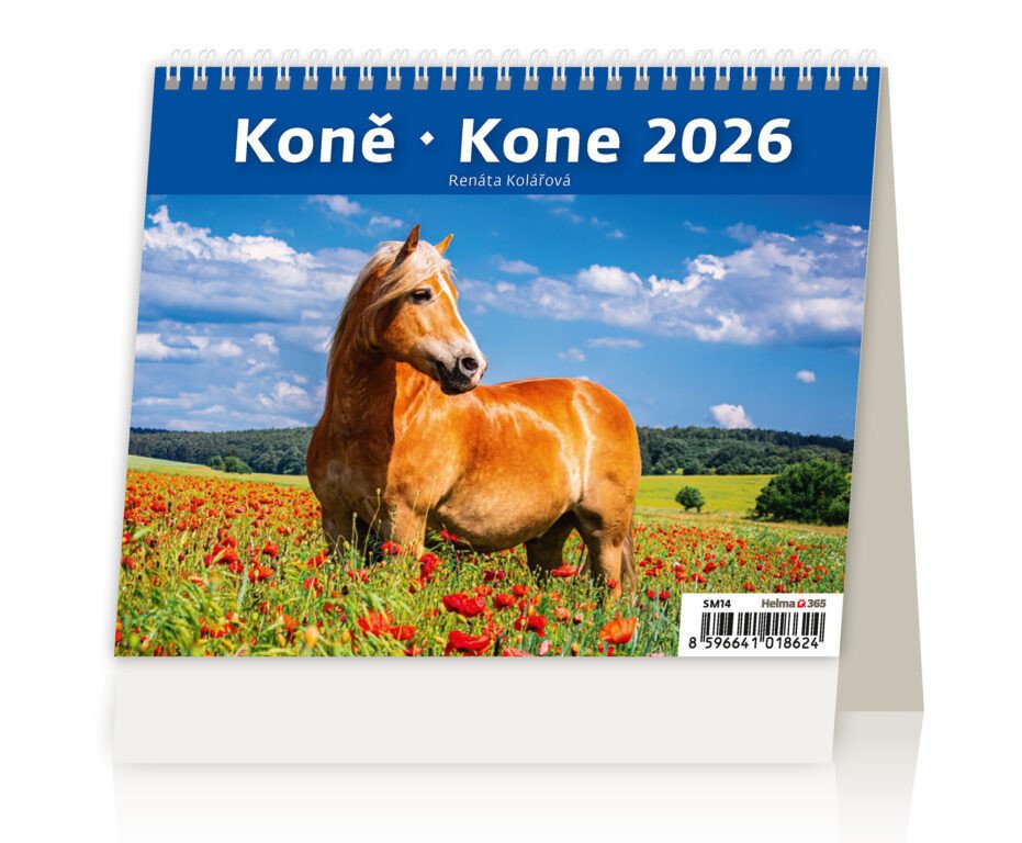 Kalendář stolní 2026 - MiniMax KoněKone