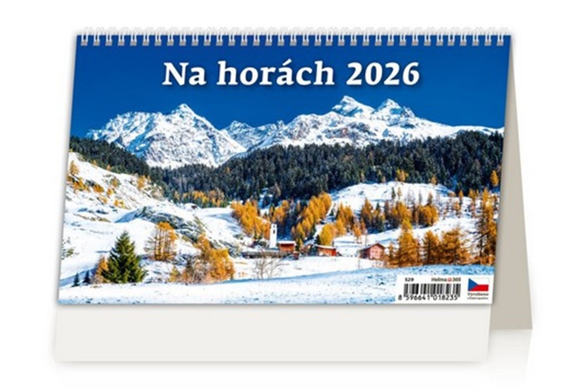 Kalendář stolní 2026 - Na horách – 14denní