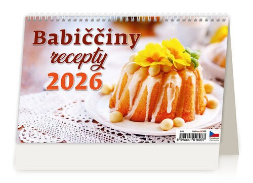 Kalendář stolní 2026 - Babiččiny recepty