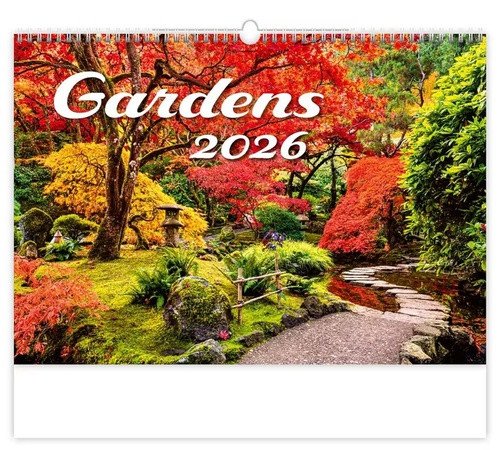 Kalendář nástěnný 2026 - Gardens