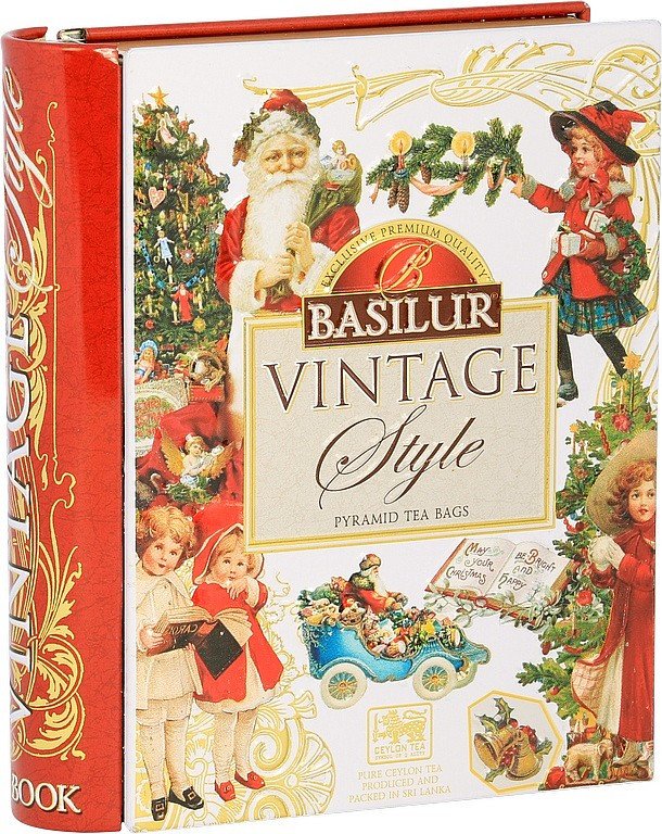 BASILUR Book Vintage Pyramid malý plech 5x2g