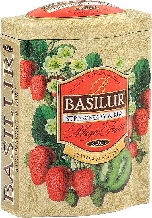 BASILUR Magic Strawberry Kiwi plech 100g