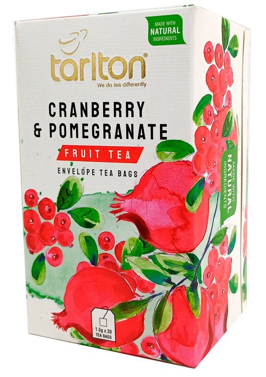 TARLTON Fruit Cranberry Pomegranate přebal 20x15g