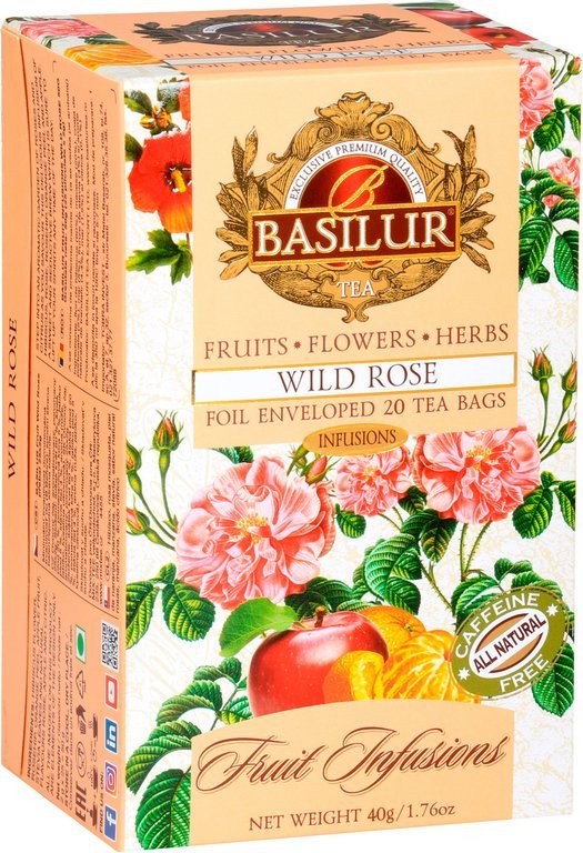 BASILUR Fruit Wild Rose přebal 20x2g
