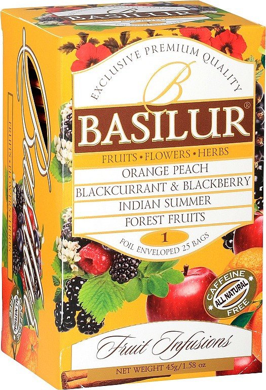 BASILUR Fruit Infusions Assorted Vol I přebal 25x18g
