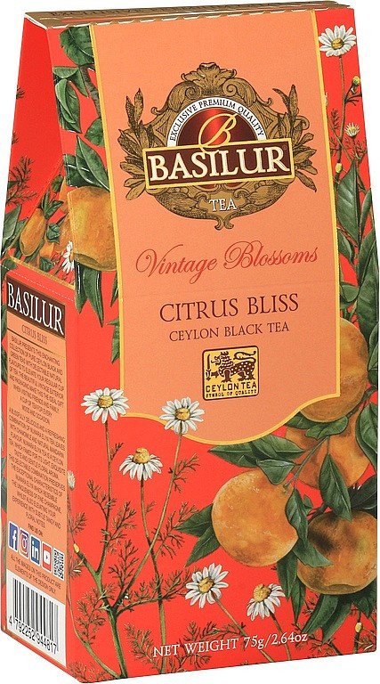 BASILUR Vintage Blossoms Citrus Bliss papír 75g